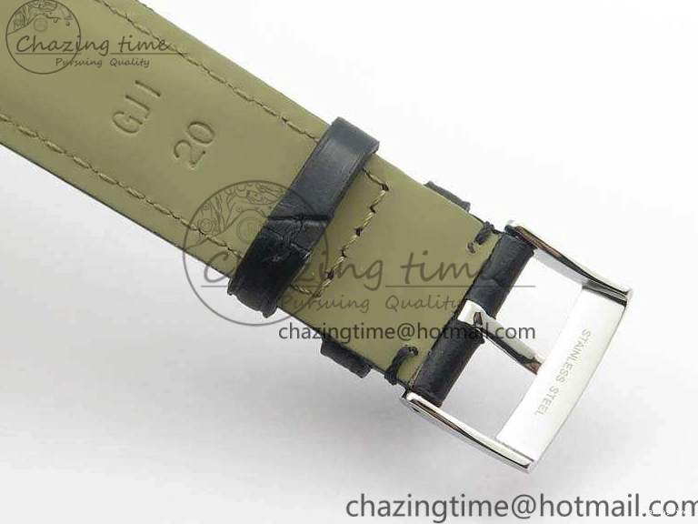 0124 AllSeason Seamaster Edizione Venezia SS Best Edition Black Dial On Leather Strap A 8122